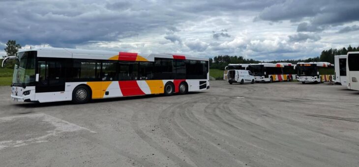 TriNorth stolt storleverantör till 18 nya Scania bussar för Mohlins Bussar nya trafikavtal i Östergötland
